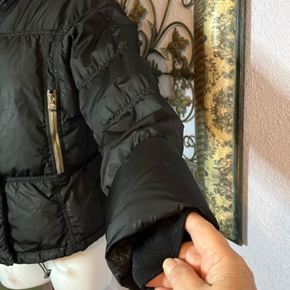 Authier ski & snow black down zip/ hooded jacket Sz 8 - Picture 7 of 16
